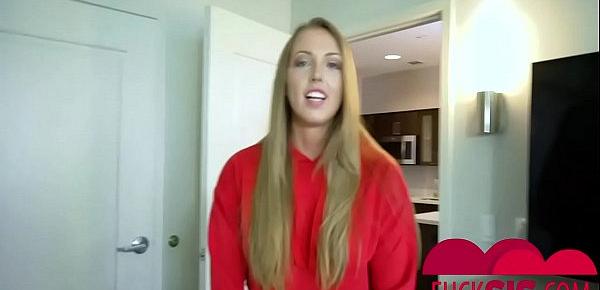  WTF! Stepsister Ashley Red Car Coochie